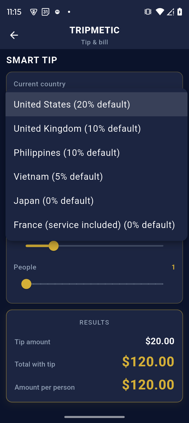 Final Split Converted to Home Currency